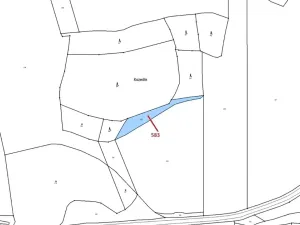 Dražba pozemku, Hradiště, 1221 m2