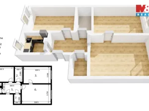 Prodej bytu 3+kk, Praha - Nusle, Na Veselí, 78 m2