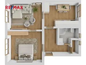 Prodej bytu 2+1, Slaný, Smetáčkova, 50 m2