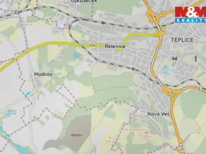 Prodej pole, Teplice - Hudcov, 2914 m2