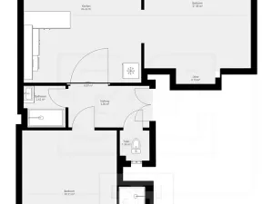 Pronájem bytu 3+kk, Praha - Holešovice, Veletržní, 80 m2
