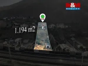 Prodej pozemku pro bydlení, Ústí nad Labem - Vaňov, 1194 m2