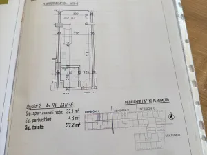 Prodej bytu 1+kk, Rruga Viena, Golem, Albánie, 37 m2