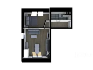 Pronájem bytu 2+kk, Písek, Bořivojova, 35 m2