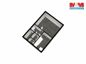 Pronájem bytu 1+1, Smiřice, Komenského, 37 m2