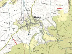 Prodej pole, Roštín, 5325 m2