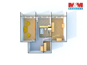 Pronájem bytu 2+1, Děčín - Děčín III-Staré Město, Oblouková, 74 m2