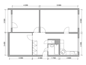 Pronájem bytu 3+1, Trutnov - Dolní Předměstí, Libušinka, 75 m2