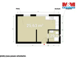 Pronájem bytu 1+kk, Plzeň - Severní Předměstí, Otýlie Beníškové, 29 m2