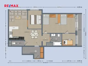 Prodej bytu 3+kk, Praha - Stodůlky, Bronzová, 78 m2