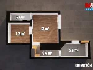 Prodej bytu 2+kk, Česká Lípa, Žižkova, 39 m2