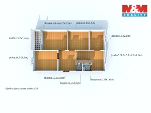 Prodej bytu 4+1, Nejdek, J. A. Gagarina, 82 m2