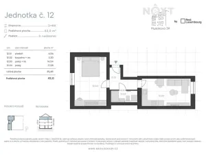 Prodej bytu 2+kk, Praha - Košíře, Musílkova, 42 m2