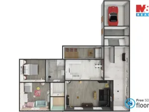 Prodej rodinného domu, Okříšky, Nádražní, 96 m2