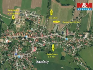 Prodej pozemku pro bydlení, Senožaty, 653 m2