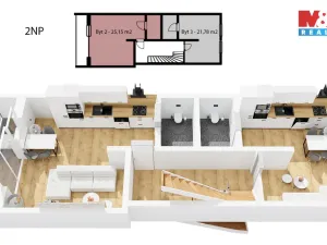 Prodej rodinného domu, Brno - Husovice, Elgartova, 184 m2