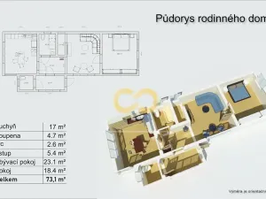 Prodej rodinného domu, Domanín, 160 m2