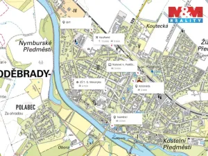 Pronájem bytu 2+kk, Poděbrady - Poděbrady II, Kozinova, 52 m2