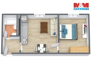 Prodej bytu 2+kk, Horní Slavkov, Dlouhá, 35 m2