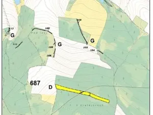 Prodej lesa, Červená Řečice, 52 m2