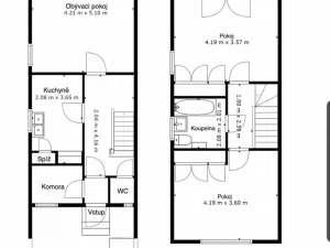 Prodej rodinného domu, Praha - Strašnice, Dvouletky, 86 m2