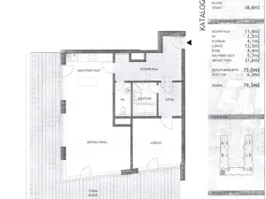 Pronájem bytu 2+kk, Praha - Karlín, Rohanské nábřeží, 80 m2