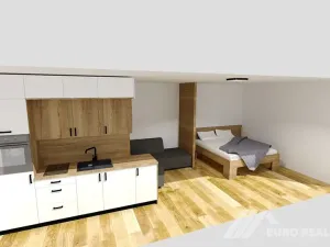 Pronájem bytu 1+kk, Zlín, Kúty, 29 m2