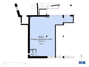 Pronájem obchodního prostoru, Praha - Hloubětín, Poděbradská, 110 m2