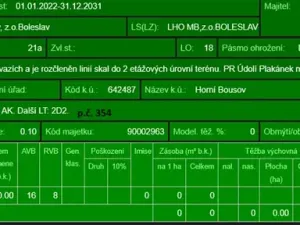 Prodej lesa, Dolní Bousov, 59634 m2