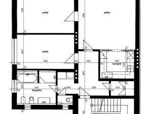Pronájem bytu 3+kk, Praha - Dejvice, Vostrovská, 104 m2