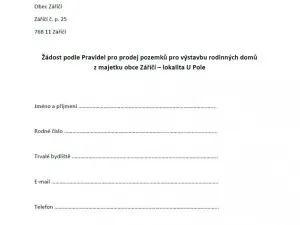 Prodej pozemku pro bydlení, Záříčí, 847 m2