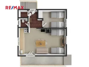 Prodej chaty, Černošín, 46 m2