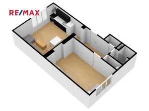 Pronájem bytu 2+kk, Přehýšov, 54 m2