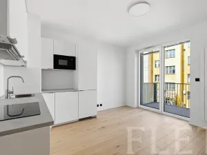 Pronájem bytu 1+kk, Praha - Vršovice, Krymská, 24 m2