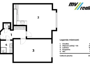 Prodej bytu 2+kk, Praha - Nové Město, Novomlýnská, 65 m2