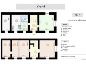 Prodej chalupy, Vraný, 133 m2