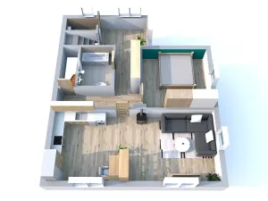 Pronájem bytu 2+kk, Horní Ředice, 63 m2