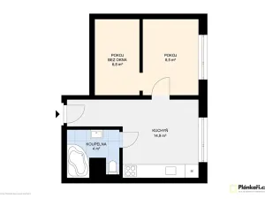 Prodej bytu 1+1, Lovosice, Vodní, 37 m2