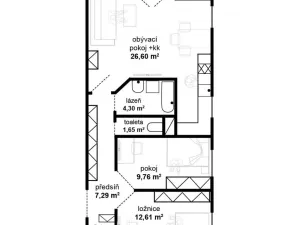 Prodej bytu 3+kk, Praha, Žiželická, 66 m2