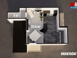 Pronájem bytu 3+kk, Liberec - Liberec VI-Rochlice, Nádvorní, 103 m2
