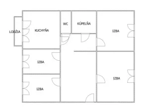 Prodej bytu 4+1, Litvínov - Janov, 82 m2