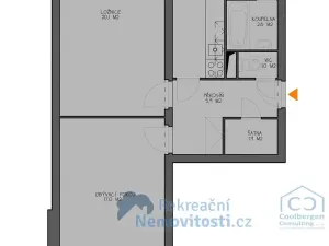 Prodej bytu 2+1, Teplice, Jaselská, 64 m2