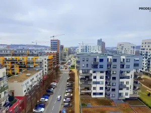 Pronájem bytu 2+kk, Praha - Vysočany, Pod Harfou, 55 m2