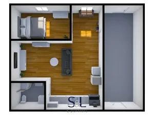 Pronájem bytu 2+kk, Mimoň, Nádražní, 35 m2