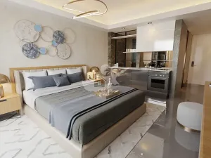 Prodej bytu 1+kk, Trikomo, Kypr, 37 m2