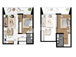 Prodej bytu 1+1, Trikomo, Kypr, 55 m2
