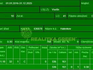 Prodej lesa, Halenkov, 3003 m2