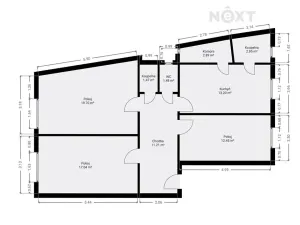 Prodej bytu 4+kk, Praha - Libeň, Horovo náměstí, 90 m2