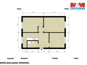 Prodej bytu 3+1, Kdyně, Markova, 66 m2