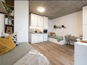 Pronájem bytu 1+kk, Brno - Zábrdovice, Bratislavská, 35 m2